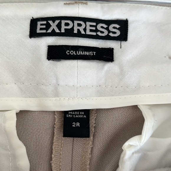 Exspress Columnist Bootcut Stone Color Pants - Picture 8 of 11